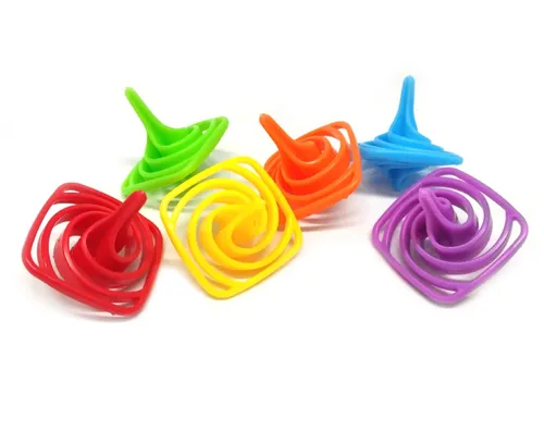 סביבון ספירלה צבעוני 5 ס