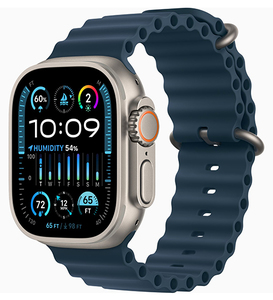 שעון חכם Apple Watch Ultra 2 49mm Titanium Case Ocean Band GPS + Cellular אפל