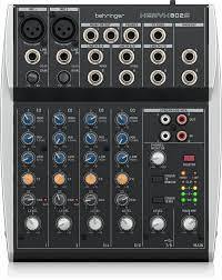 מיקסר אנלוגי פרימיום 8 כניסות ועם ממשק USB דגם Behringer XENYX 802S
