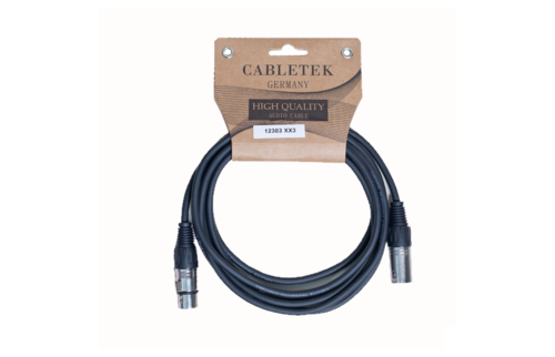 כבל 3מ' CABLETEK XLR-XLR