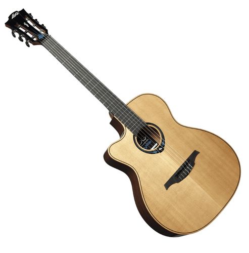 זוית נוספת Lag Guitars HYVIBE 15 - TNLHV15ACE Smart Guitar 