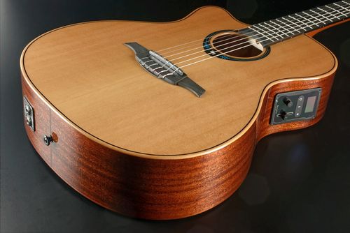 זוית נוספת Lag Guitars HYVIBE 15 - TNLHV15ACE Smart Guitar 