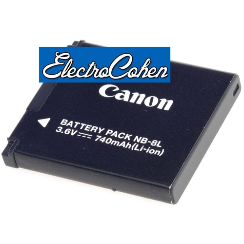 סוללה מקורית למצלמה Canon NB-8L