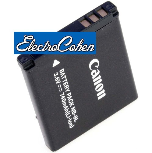 סוללה מקורית למצלמה Canon NB-8L