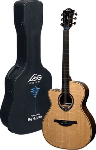 זוית נוספת Lag Guitars HYVIBE 30 - TLHV30ACE Smart Guitar
