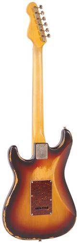 זוית נוספת Vintage V6H Icon Electric Guitar - Tobacco Sunburst