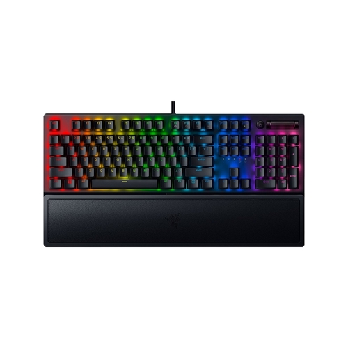 מקלדת גיימינג חוטית מכאנית דגם BLACKWIDOW V3 GREEN SWITCH RAZER