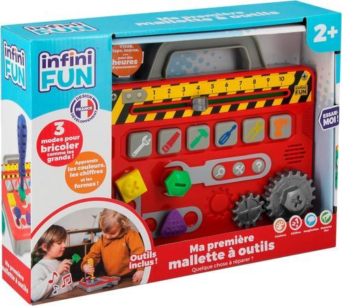 ארגז הכלים הלימודי הראשון שלי עם 2 כלי עבודה ו 3 מצבי משחק - דובר עברית אינפיניטי פאן