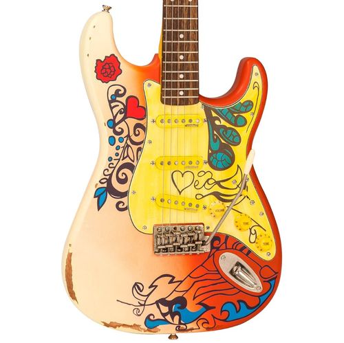 זוית נוספת Vintage V6 Thomas Blug Electric Guitar