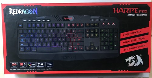 מקלדת גיימינג - REDRAGON HARPE PRO RGB 