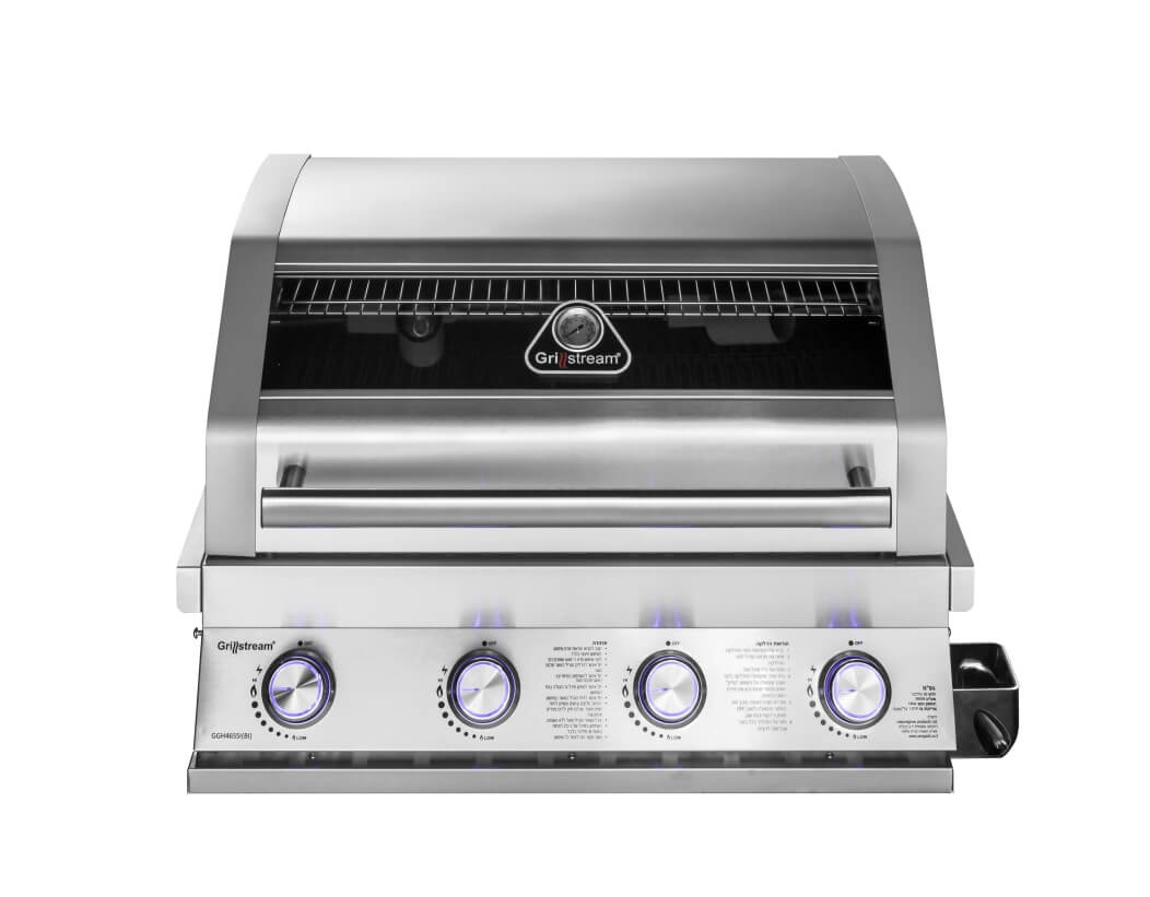 גריל גז בנוי משולב פחמים - GRILL STREAM GOURMET 4B