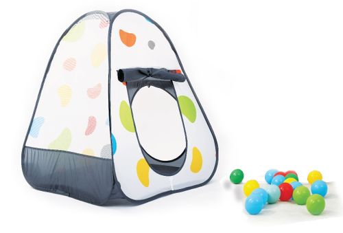 אוהל כדורים נקודות מתקפל עם 100 כדורים ותיק אחסון