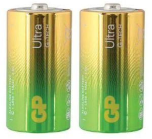 זוג סוללות אולטרה אלקליין 1.5V 14A C