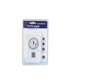 שעון לדוד 16A תחת הטיח עם מפסק Semicom Switch SM-SGT-16A