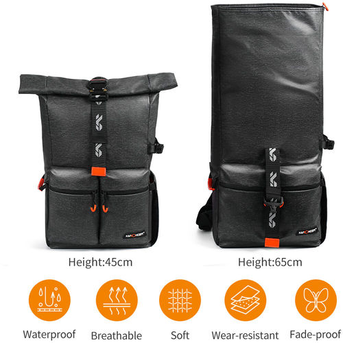 תיק גב לצילום לשימוש רב תכליתי - K&F Concept Camera Photography Backpack for SLR/DSLR Camera, Lens w/ Rain Cover KF13.096V1