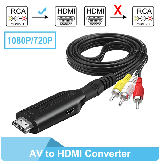 מתאם ממיר מRCA לHDMI