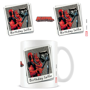 Marvel Deadpool Birthday Selfie - Mug Pyramid