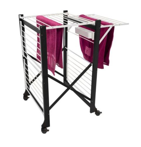 מתקן ייבוש כביסה דו קומתי שחור ALIANTE Drying rack