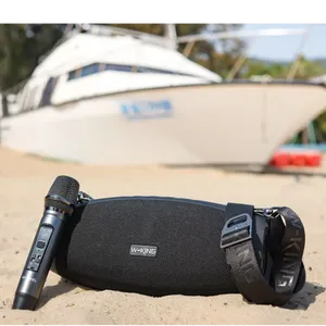 ‏רמקול נייד+מיקרופון W-KING X10 Plus