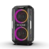 ‏רמקול נייד + 2 מיקרופונים W-KING T9 Pro