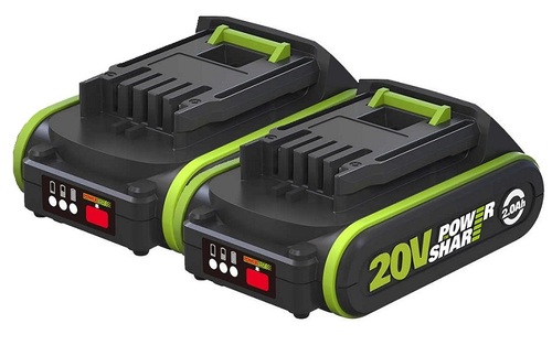 זוג סוללות 20V 2AH מבית WORX