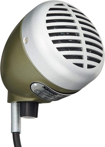 מיקרופון למפוחית  520DX SHURE GREEN BULLET