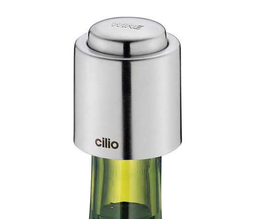 פקק ליין נירוסטה מנגנון לחיצה wine stopper