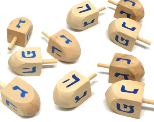 סביבון עץ טבעי 3/5.5 ס