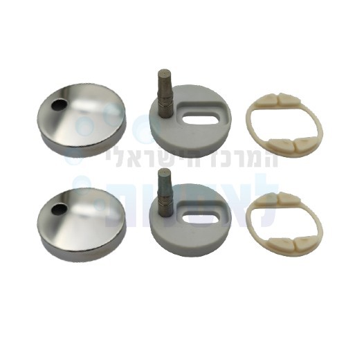 VitrA 313669YP1TE | סט צירים למושב אסלה טריקה שקטה