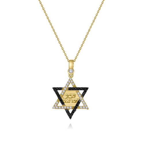 שרשרת ותליון מגן דוד ו