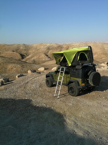 אוהל לגג מקופל