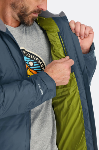 מעיל פוך לגברים - RAB - Men's Valiance Waterproof Down Jacket