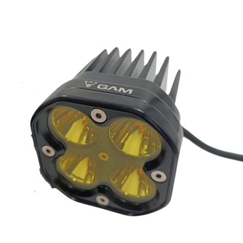 פנס לד אור צהוב מרובע באחה 40W