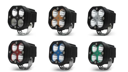 פנס לד אור צהוב מרובע באחה 40W