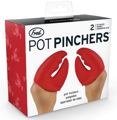 זוג כפפות סיליקון לובסטר Pot Pinchers