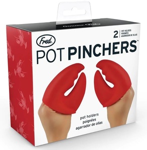 זוג כפפות סיליקון לובסטר Pot Pinchers