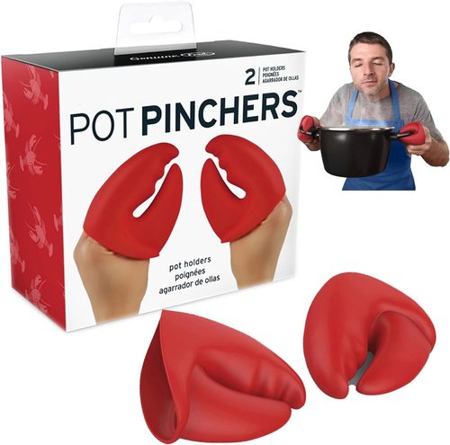 זוג כפפות סיליקון לובסטר Pot Pinchers