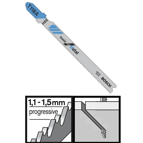 סט 5 משוריות למתכת למשור אנכי T118A