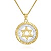 שרשרת ותליון מגן דוד וברכת כהנים (23 ממ) זהב 14K