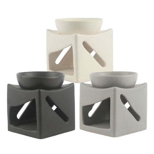 מבער לשמן ארומטי - BOX - אפור