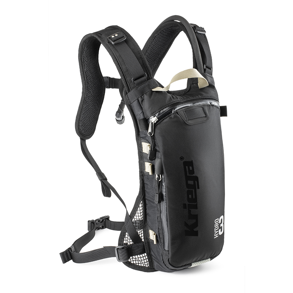 תיק רכיבה קרייגה שחור 3 ליטר -  KRIEGA HYDRO-3 HYDRATION PACK 
