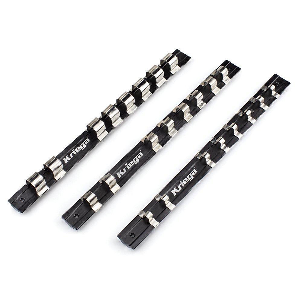 מסילת מתכת לבוקסות 1/4 לתיקי קרייגה - KRIEGA ROAM SOCKET RAILS