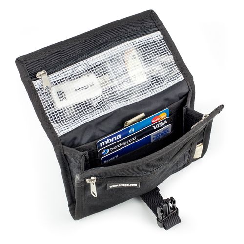 ארנק קרייגה שחור - KRIEGA STASH TRAVEL WALLET