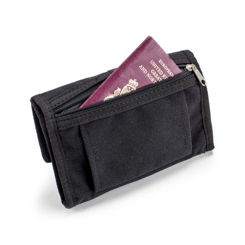 ארנק קרייגה שחור - KRIEGA STASH TRAVEL WALLET