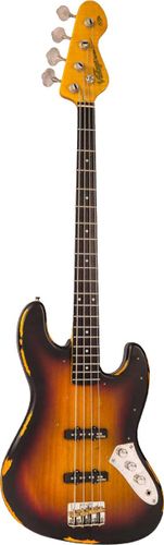 Vintage VJ74 ICON Bass ~ Distressed Sunset Sunburst