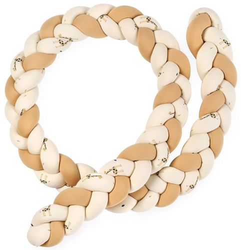 כרית נחשוש קלועה / צמה 100% כותנה - ג'ירפה