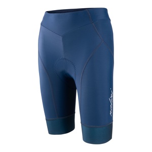 מכנס רכיבה נשים SAN FRANCISCO LADY SHORT כחול ארגונומי מסנן קרינה ומנדף