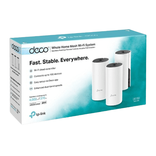 מערכת MESH ‏ Deco M4 Kit 3-Pack TP-Link