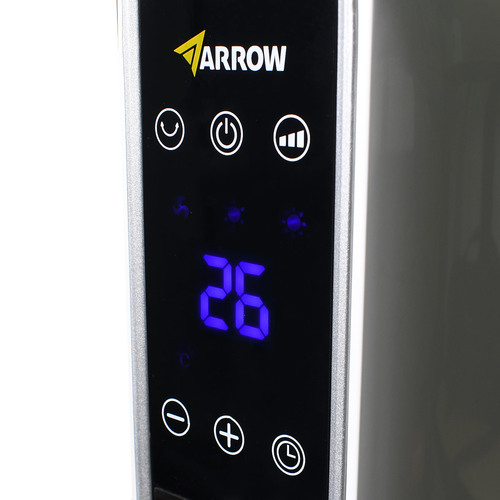 מפזר חום מגדל קרמי עם שלט רחוק ותצוגת לד ARROW  600703-002 2200W
