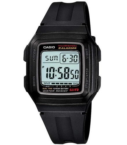 CASIO F-201WAM-1A כולל טיימר